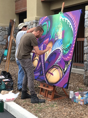 Live Painting - John Benko - Benko Art Gallery Live Painting - John Benko - Benko Art Gallery